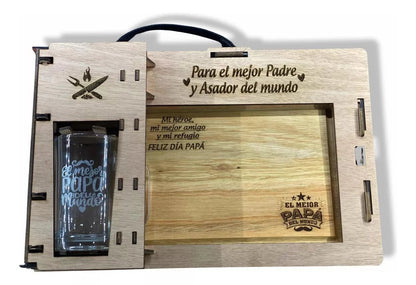 Set Parrillero Jarra Cervecera Grabado Personalizado Regalo - Imprenta Bascans - Impresión de Calidad a Medida desde 1952