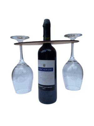 botella y dos copas