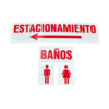 Cartel en pvc