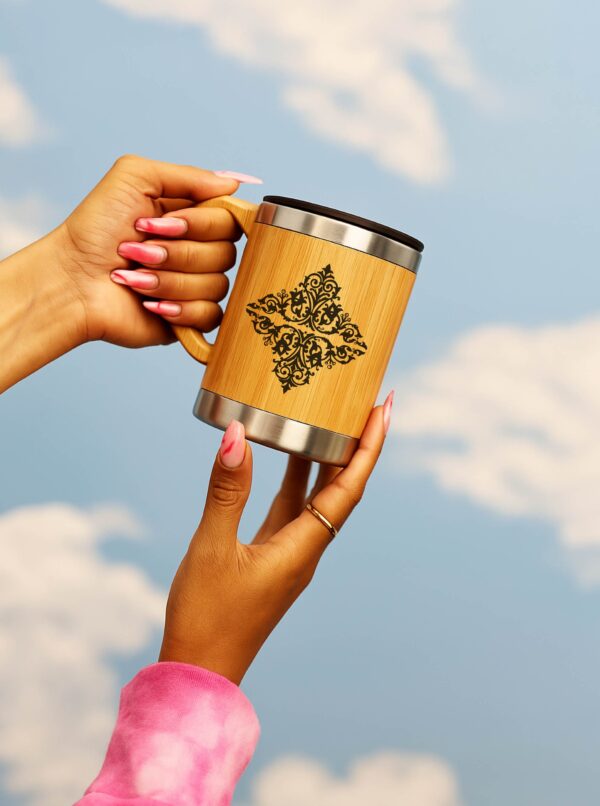 taza (3) Taza cafetera bambú 450