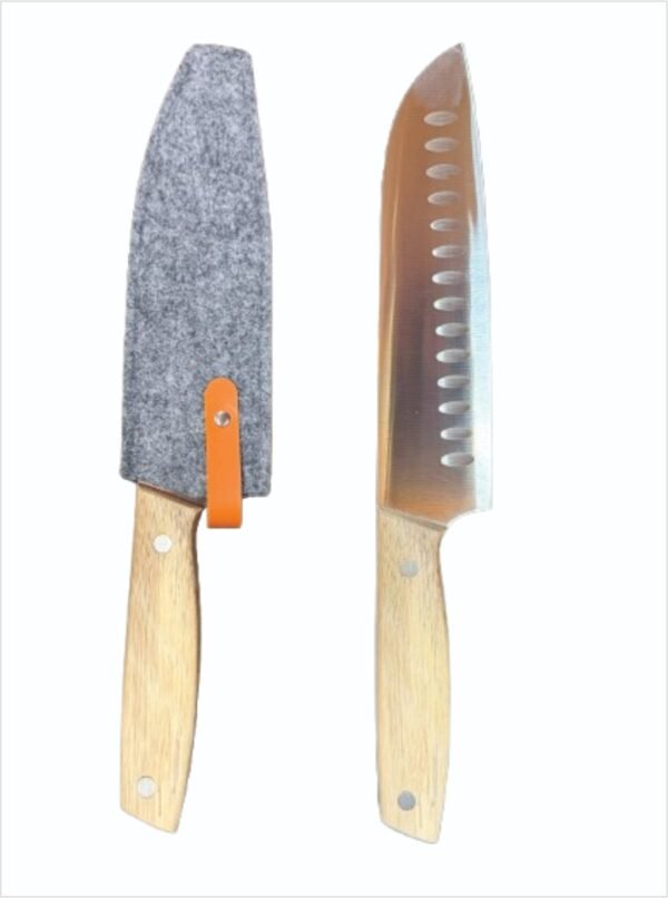 Cuchillo Santoku con grabado laser